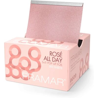 Framar Roze Goud Pop Up Folie Bladen - Haarverf Essentieel Framar Roze Goud Pop Up Folie Bladen - Haarverf Essentieel