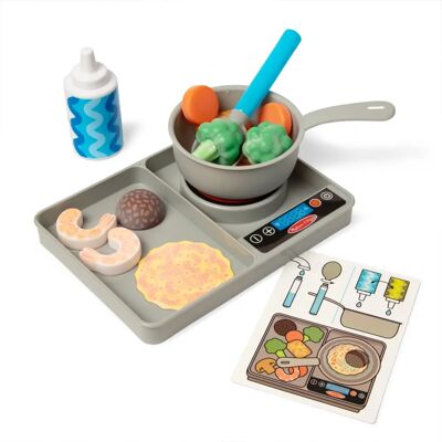 Melissa & Doug SimmernStir Stove Top Playset - Educational Toy Melissa & Doug SimmernStir Stove Top Playset - Educational Toy