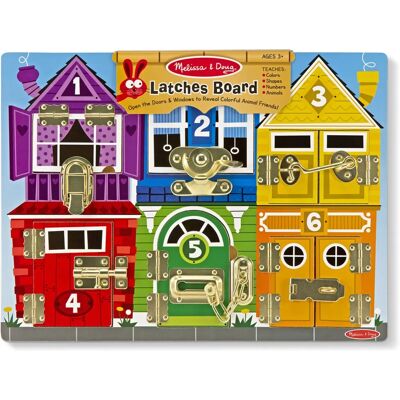 Melissa & Doug MSK Tableau de Verrous - Jouet Éducatif pour Enfants - Publicité Melissa & Doug MSK Tableau de Verrous - Jouet Éducatif pour Enfants - Publicité