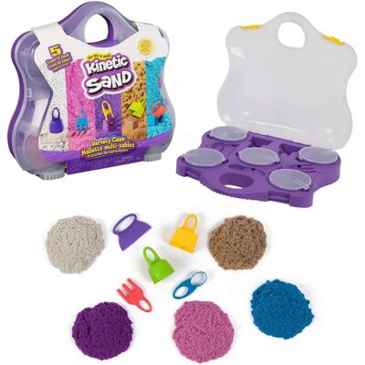 Spin Master Kinetic Sand Variety Case - Luova Aistileikkisetti Spin Master Kinetic Sand Variety Case - Luova Aistileikkisetti