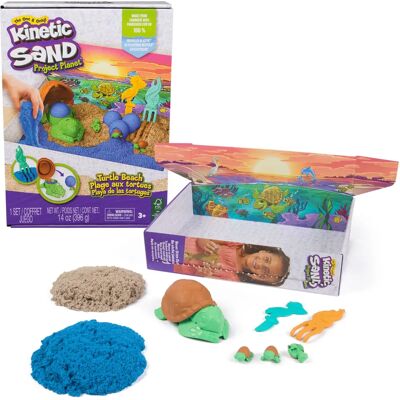 Kinetic Sand Plage de Tortues - Kit pour Enfants - Publicité Kinetic Sand Plage de Tortues - Kit pour Enfants - Publicité