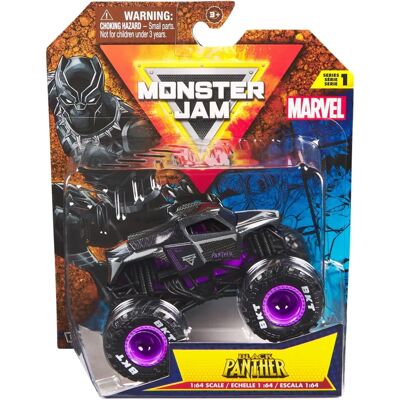 Monster Jam Black Panther - Toy Car - 1:64 Scale Monster Jam Black Panther - Toy Car - 1:64 Scale