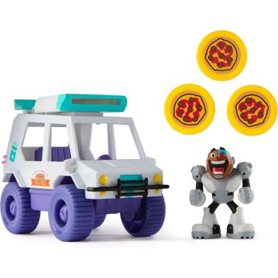 Teen Titans Go! T-Car Pizza Launcher - Giocattolo Teen Titans Go! T-Car Pizza Launcher - Giocattolo