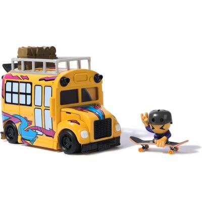 Tech Deck Sk8 Crew Ultra 2-v-1 Přeměnitelný autobus a úložný set - Hračky skateboard Tech Deck Sk8 Crew Ultra 2-v-1 Přeměnitelný autobus a úložný set - Hračky skateboard