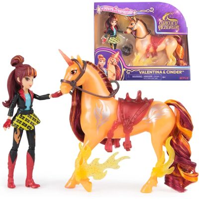 Dreamworks Dragons Valentina Unicorn Cinder Action Figures - Unicorn Academy Series Dreamworks Dragons Valentina Unicorn Cinder Action Figures - Unicorn Academy Series