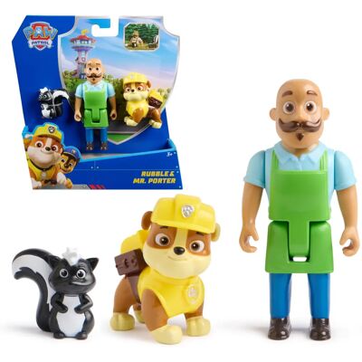 PAW Patrol Rubble & Mr. Porter Figuren Pack - Spielzeug für Kinder ab 3 Jahren PAW Patrol Rubble & Mr. Porter Figuren Pack - Spielzeug für Kinder ab 3 Jahren