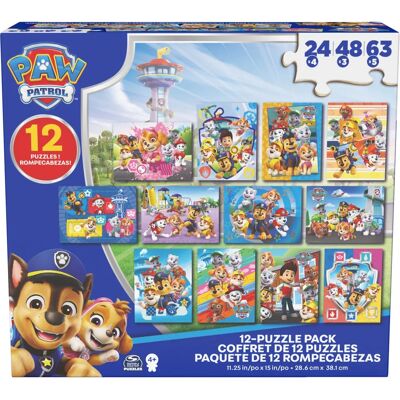 Spin Master Games - Paw Patrol 12-in-1 Puzzle Set - Puzzle Spin Master Games - Paw Patrol 12-in-1 Puzzle Set - Puzzle