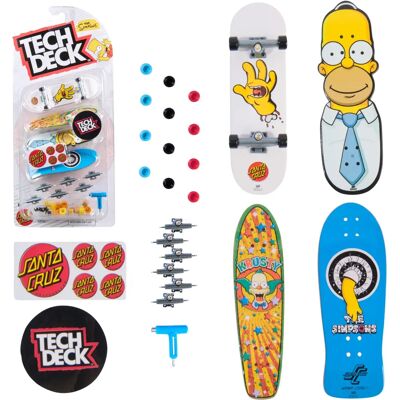Tech Deck TED DEC 4Pack Simpsons GML - Set de Fingerboards Tech Deck TED DEC 4Pack Simpsons GML - Set de Fingerboards