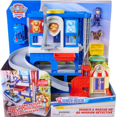 Set di gioco Pattuglia Chase - Quartier generale interattivo con veicoli Set di gioco Pattuglia Chase - Quartier generale interattivo con veicoli
