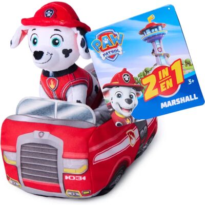 Paw Patrol Marshall 2-en-1 Peluche de Sauvetage - Jouet en Peluche - Publicité Paw Patrol Marshall 2-en-1 Peluche de Sauvetage - Jouet en Peluche - Publicité