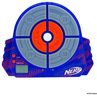 Cible Numérique NERF Elite Strike and Score - Cible Électronique Interactive pour Enfants - Publicité Cible Numérique NERF Elite Strike and Score - Cible Électronique Interactive pour Enfants - Publicité