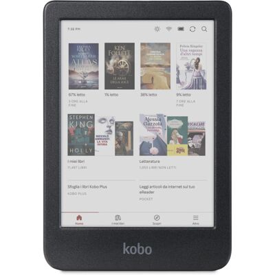Rakuten Kobo Clara Fargeskjerm e-bok leser 16 GB Wi-Fi Svart Rakuten Kobo Clara Fargeskjerm e-bok leser 16 GB Wi-Fi Svart