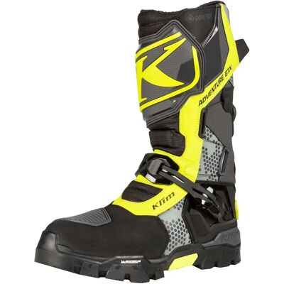 Botas de Motocross Klim Adventure GTX - Gris Amarillo - Unisex Botas de Motocross Klim Adventure GTX - Gris Amarillo - Unisex
