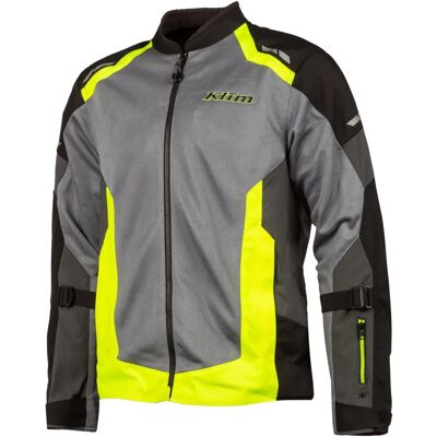 Chaqueta textil de motocicleta Klim Induction - Gris Amarillo - Chaqueta de textil para moto Chaqueta textil de motocicleta Klim Induction - Gris Amarillo - Chaqueta de textil para moto