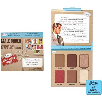TheBalm Male Order First Class Male Oogschaduw Palette - Oogschaduw palette TheBalm Male Order First Class Male Oogschaduw Palette - Oogschaduw palette