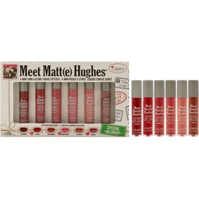 theBalm Marke Meet Matt(e) Hughes Lippenstift-Set - 6 Farben theBalm Marke Meet Matt(e) Hughes Lippenstift-Set - 6 Farben