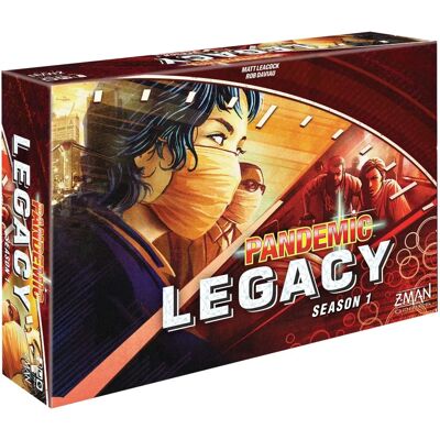 Z-Man Games Pandemic Legacy Season 1 - Red Board Game Z-Man Games Pandemic Legacy Season 1 - Red Board Game