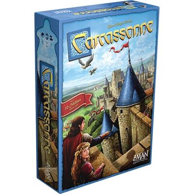 Asmodee Carcassonne Model - Board Game - 2015 Edition Asmodee Carcassonne Model - Board Game - 2015 Edition
