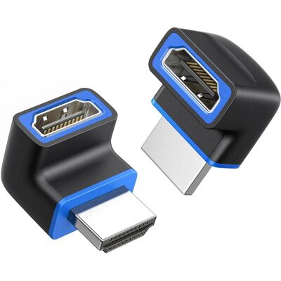 Conjunto de adaptadores HDMI Cable Matters - 2 peças, suporte 8K HDR Conjunto de adaptadores HDMI Cable Matters - 2 peças, suporte 8K HDR