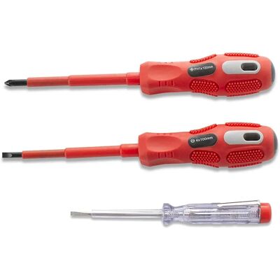 Finder - Cercatore Xj193083p - Isolato 1000V - Set cacciaviti Finder - Cercatore Xj193083p - Isolato 1000V - Set cacciaviti