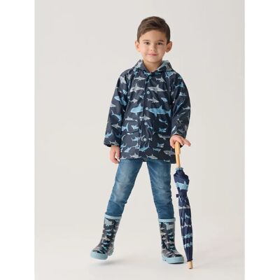 Hatley - Shark Frenzy - Blau - 12US Kind - Gummistiefel Hatley - Shark Frenzy - Blau - 12US Kind - Gummistiefel