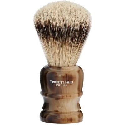 Brocha de Afeitar Super Badger de cuerno Wellington de Truefitt & Hill Brocha de Afeitar Super Badger de cuerno Wellington de Truefitt & Hill