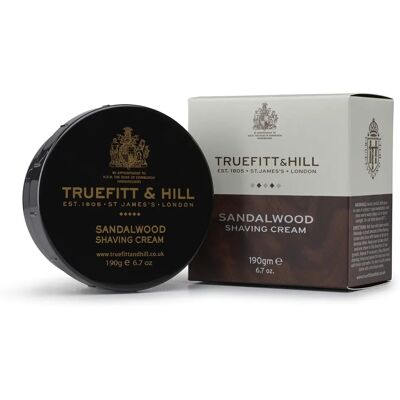 Truefitt & Hill Sandalwood Crema da Barba Idratante - Crema da Barba Truefitt & Hill Sandalwood Crema da Barba Idratante - Crema da Barba