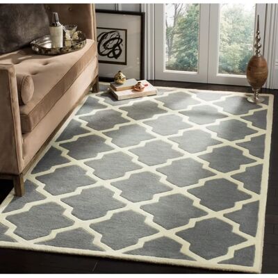 Safavieh Carbone - grau 180x120 cm - Wollteppich Safavieh Carbone - grau 180x120 cm - Wollteppich