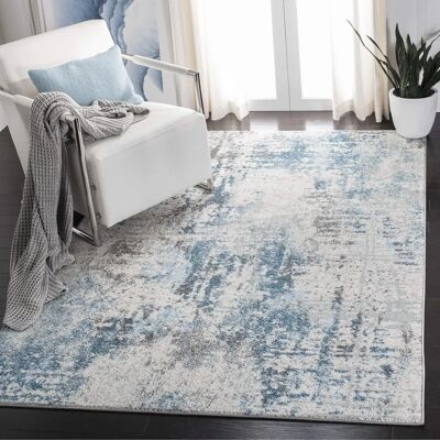 Safavieh Blau Teppich 230x160 cm - Rustik Boho-Chic Safavieh Blau Teppich 230x160 cm - Rustik Boho-Chic