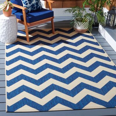 Safavieh - Chelsea - Bleu - 180x120 cm - Rug - Publicité Safavieh - Chelsea - Bleu - 180x120 cm - Rug - Publicité