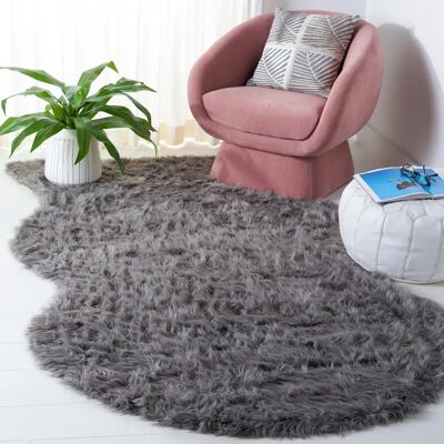 NADUVI Madison Grauer Teppich - Rechteck 274x183 cm NADUVI Madison Grauer Teppich - Rechteck 274x183 cm