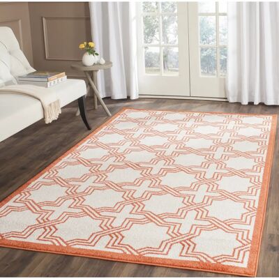 Safavieh - Barcares - Orange - 180x120 cm - Outdoor-Teppich Safavieh - Barcares - Orange - 180x120 cm - Outdoor-Teppich