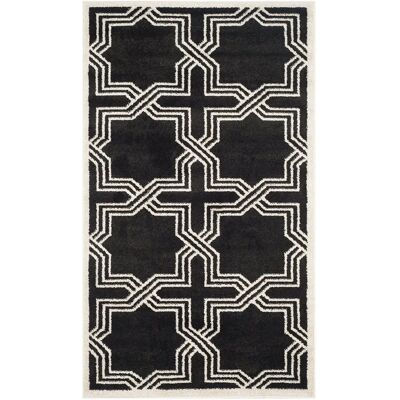 Safavieh - AMT413G - Anthrazit/Elfenbein - Rug Safavieh - AMT413G - Anthrazit/Elfenbein - Rug
