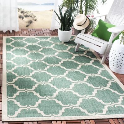 Tapis Safavieh Lugano Vert Intérieur/Extérieur - Tapis - Publicité Tapis Safavieh Lugano Vert Intérieur/Extérieur - Tapis - Publicité