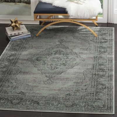 Safavieh Olivia Vintage Inspirierter Teppich - Hellblau - Teppich Safavieh Olivia Vintage Inspirierter Teppich - Hellblau - Teppich