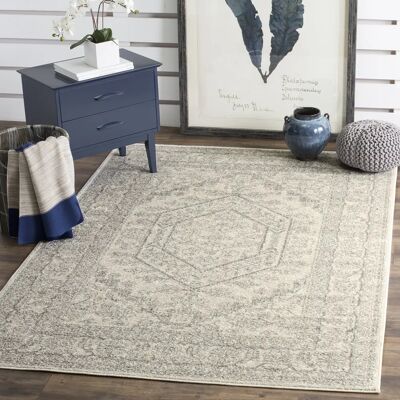 Safavieh Adirondack 90x150 cm Elfenbein/Silber Teppich Safavieh Adirondack 90x150 cm Elfenbein/Silber Teppich