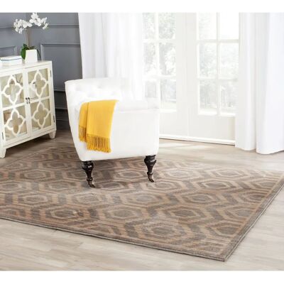 Safavieh Bellagio Polyester-Teppich Grau & Beige - 122x183 cm - Indoor - Wohnzimmer Safavieh Bellagio Polyester-Teppich Grau & Beige - 122x183 cm - Indoor - Wohnzimmer
