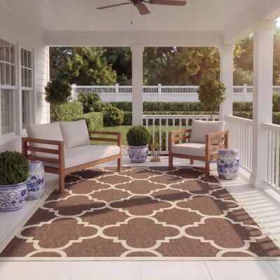 Safavieh - Courtyard - Dunkelbraun - 200x290 cm - Rug Safavieh - Courtyard - Dunkelbraun - 200x290 cm - Rug