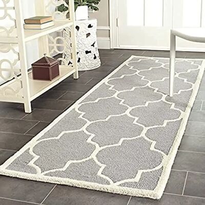Tapis Gris Foncé Safavieh Everly - Rug - Publicité Tapis Gris Foncé Safavieh Everly - Rug - Publicité