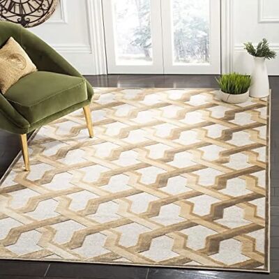 NADUVI Caguas Viskose Teppich - 230x160 cm - Braun NADUVI Caguas Viskose Teppich - 230x160 cm - Braun