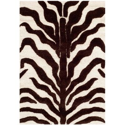 Safavieh Zebra Teppich - Cambridge Kollektion, Wolle, 122x183 cm Safavieh Zebra Teppich - Cambridge Kollektion, Wolle, 122x183 cm