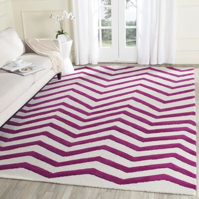 Tapis NADUVI Edie Rose/Beige - 180x120 cm, Tufté à la main, Style moderne - Publicité Tapis NADUVI Edie Rose/Beige - 180x120 cm, Tufté à la main, Style moderne - Publicité