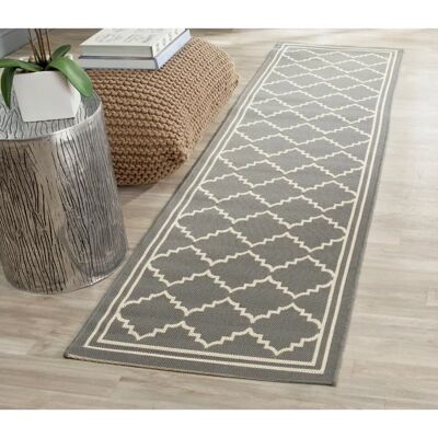 Safavieh CY6889 - Grau/Beige - 62 x 240 cm - Außen-Teppich Safavieh CY6889 - Grau/Beige - 62 x 240 cm - Außen-Teppich