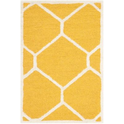 Alfombra de Lana Safavieh - Dorado - 180x120cm - Alfombra Alfombra de Lana Safavieh - Dorado - 180x120cm - Alfombra
