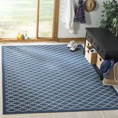 Safavieh Marine Beige Geometrischer Indoor Outdoor Teppich - Teppich Safavieh Marine Beige Geometrischer Indoor Outdoor Teppich - Teppich