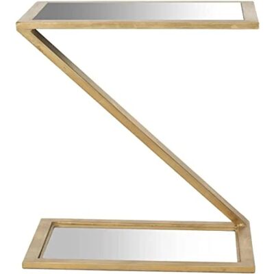 Caro Gold Spiegel Beistelltisch - Beistelltisch Caro Gold Spiegel Beistelltisch - Beistelltisch