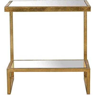 Safavieh Weiß/Gold Beistelltisch - Akzenttisch - 50x55x35cm Safavieh Weiß/Gold Beistelltisch - Akzenttisch - 50x55x35cm
