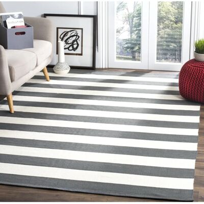 Tapis en coton moderne Safavieh - Collection Montauk - 152x244 cm - Publicité Tapis en coton moderne Safavieh - Collection Montauk - 152x244 cm - Publicité