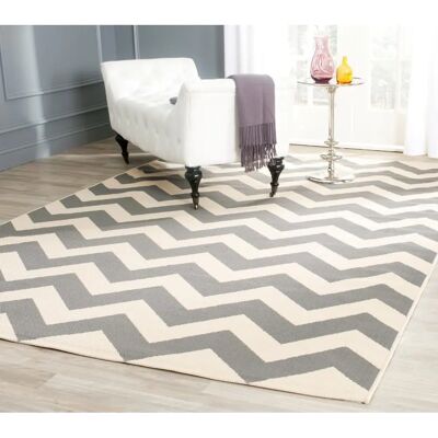 NADUVI Grau & Beige Teppich 300x200 cm - Innen/Innen NADUVI Grau & Beige Teppich 300x200 cm - Innen/Innen