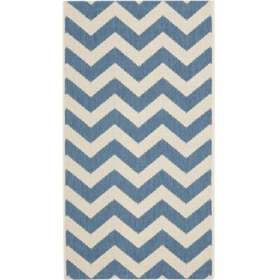 Tapis Safavieh Bleu/Beige Intérieur/Extérieur - Tapis - Publicité Tapis Safavieh Bleu/Beige Intérieur/Extérieur - Tapis - Publicité